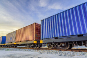 Train shipping freight